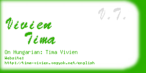 vivien tima business card